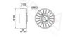 MERCE 1112020119 Deflection/Guide Pulley, v-ribbed belt
